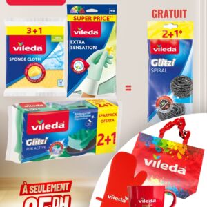 PACK ESSENTIEL VILEDA +CADDEAUX OFFERTS