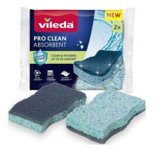 Pack de 2 Éponges Vileda Pro Clean Absorbant – Super Absorption